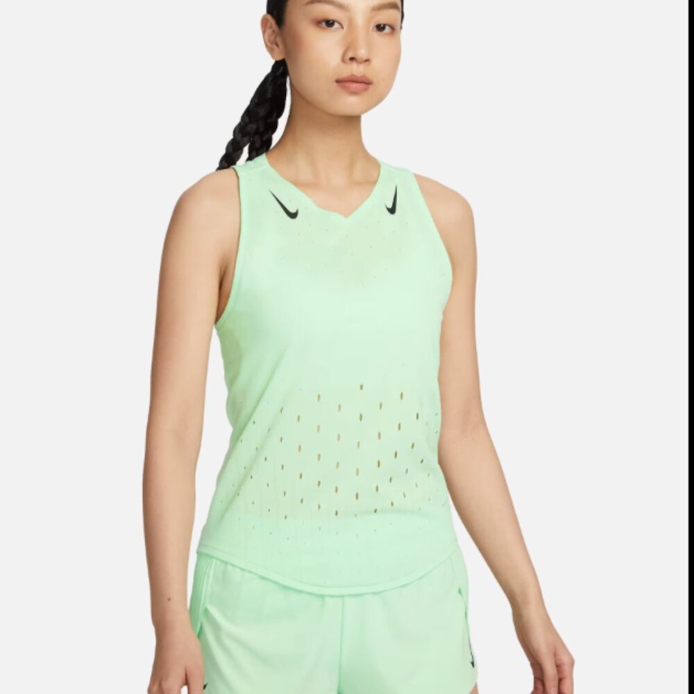 Nike AeroSwift Dri-FIT ADV Running Singlet – Volt Green | Women’s Small | NWOT